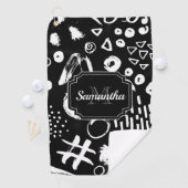 SERVIETTE DE GOLF TEMPL (En situation)