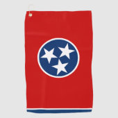 Serviette De Golf Tennessee Drapeau & Tennessee État États-Unis golf (Devant)