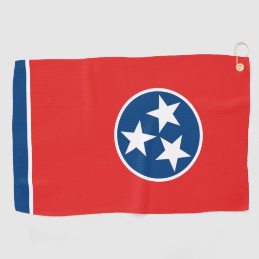 Serviette De Golf Tennessee State Flag Golf Towel (Horizontal)