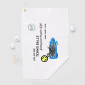 Serviette De Golf Tennis Ball Citation Golf Serviette (En situation)