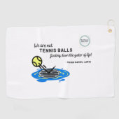 Serviette De Golf Tennis Ball Citation Golf Serviette (Horizontal)