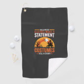 Serviette De Golf Tenues de Halloween Déclaration Conception de Mais (En situation)