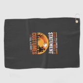 Serviette De Golf Tenues de Halloween Déclaration Conception de Mais (Horizontal)