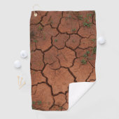 Serviette De Golf terrain sec et fissuré (En situation)
