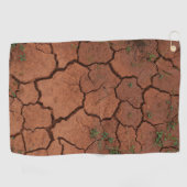 Serviette De Golf terrain sec et fissuré (Horizontal)