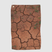 Serviette De Golf terrain sec et fissuré (Devant)