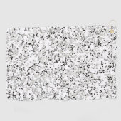 Serviette De Golf Terrazzo blanc moderne (Horizontal)