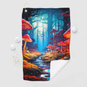 Serviette De Golf Terre des champignons (En situation)