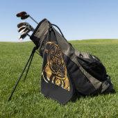 SERVIETTE DE GOLF TERRIER AMÉRICAIN DU STAFFORDSHIRE (Vert)