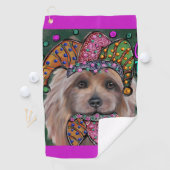 SERVIETTE DE GOLF TERRIER AUSTRALIEN (En situation)