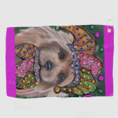 SERVIETTE DE GOLF TERRIER AUSTRALIEN (Horizontal)