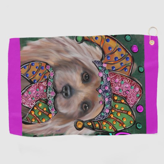 SERVIETTE DE GOLF TERRIER AUSTRALIEN (Horizontal)