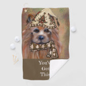 SERVIETTE DE GOLF TERRIER AUSTRALIEN (En situation)