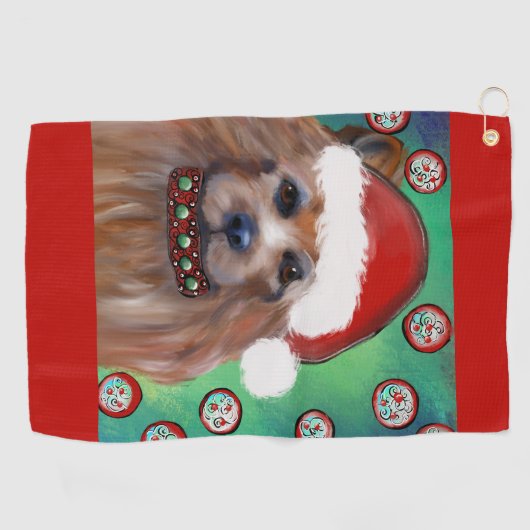 SERVIETTE DE GOLF TERRIER AUSTRALIEN (Horizontal)