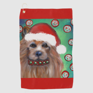 SERVIETTE DE GOLF TERRIER AUSTRALIEN