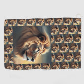 Serviette De Golf Tête de lion (Horizontal)