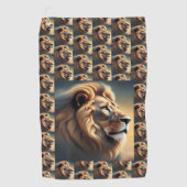 Serviette De Golf Tête de lion (Devant)