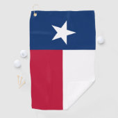 Serviette De Golf Texas Flag Lone Star State (En situation)