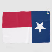 Serviette De Golf Texas Flag Lone Star State (Horizontal)