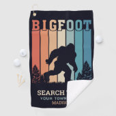 Serviette De Golf Texte personnalisé (En situation)