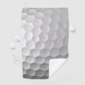 Serviette De Golf Texture de balle de golf blanche gaufree (En situation)