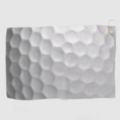 Serviette De Golf Texture de balle de golf blanche gaufree (Horizontal)