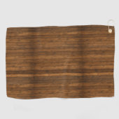 Serviette De Golf Texture en bois (Horizontal)