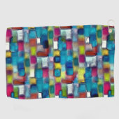 Serviette De Golf Texture numérique rugueuse de forme carré très col (Horizontal)
