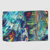 Serviette De Golf Texture ressemblant à un moule fabriqué à partir d (Horizontal)