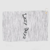 Serviette De Golf Texture statique chic (Horizontal)