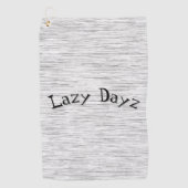 Serviette De Golf Texture statique chic (Devant)