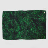 Serviette De Golf Texture vert foncé, éponge détruite ou corrodée (Horizontal)