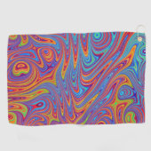 Serviette De Golf textures psychodeliques (Horizontal)