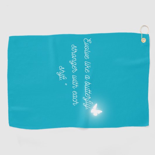 Serviette De Golf The Butterfly's Evolution (Horizontal)