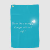Serviette De Golf The Butterfly's Evolution (Devant)