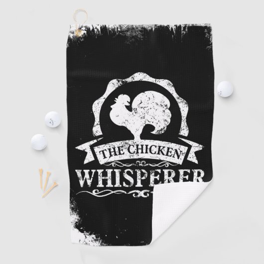 Serviette De Golf The Chicken Whisperer Funny (En situation)