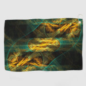 Serviette De Golf The Eye of the Jungle Abstract (Horizontal)