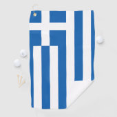 Serviette De Golf The flag of Greece (En situation)