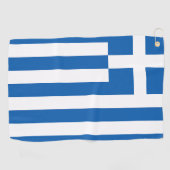 Serviette De Golf The flag of Greece (Horizontal)