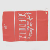 Serviette De Golf The sentence you provided is (Horizontal)