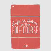 Serviette De Golf The sentence you provided is (Devant)