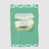 Serviette De Golf Thème Golf Par Tee Personnalisé (Devant)