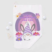 Serviette De Golf Theres gnomebunny comme vous (En situation)