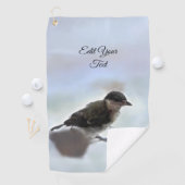 Serviette De Golf Tidi my Bird le Parus Major (En situation)