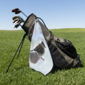 Serviette De Golf Tidi my Bird le Parus Major (Vert)