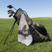 Serviette De Golf Tidi my Bird le Parus Major (Vert)