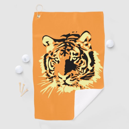 Serviette De Golf Tiger (En situation)