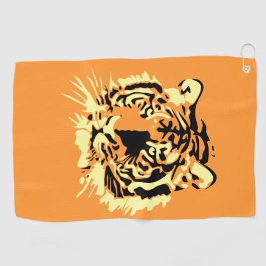 Serviette De Golf Tiger (Horizontal)