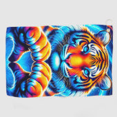 Serviette De Golf Tiger Art (Horizontal)