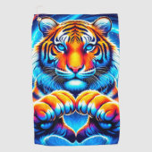 Serviette De Golf Tiger Art (Devant)